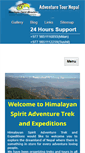 Mobile Screenshot of himalayanspiritadventure.com